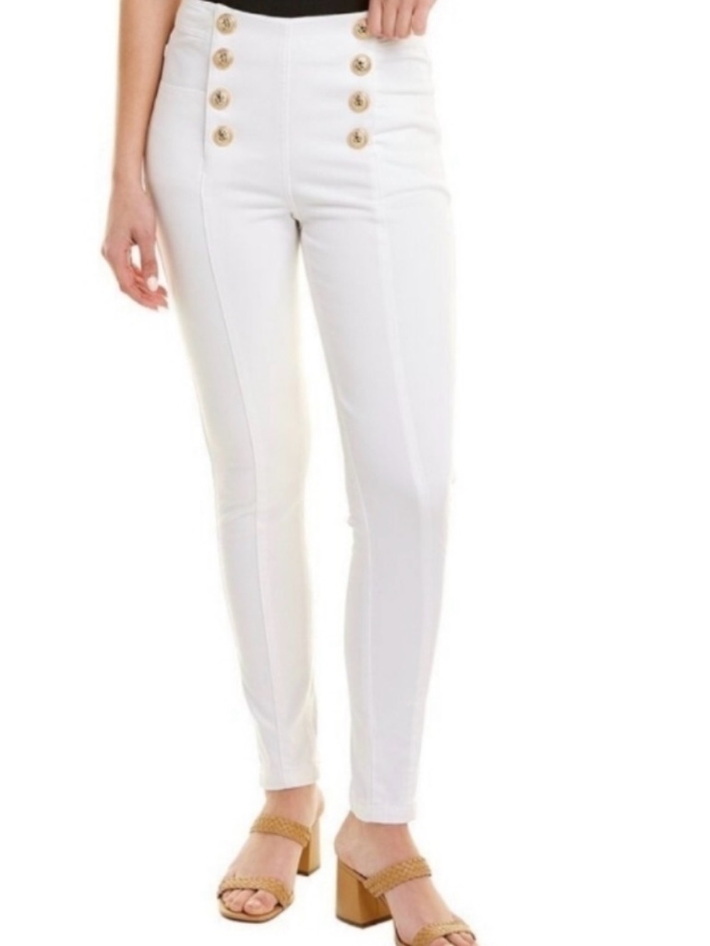 J. McLaughlin White Hastings Jeans Nautical size 6
